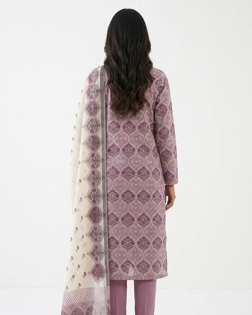 Purple readymade suit