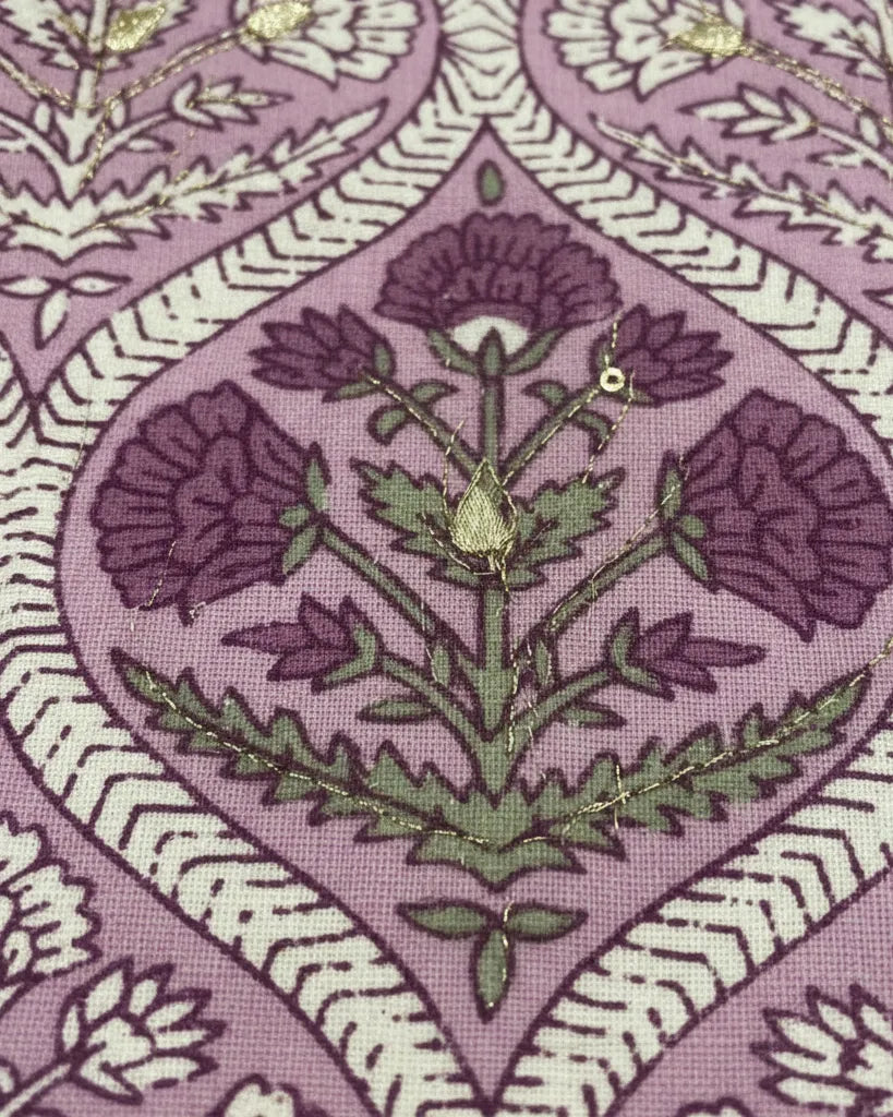Purple readymade suit