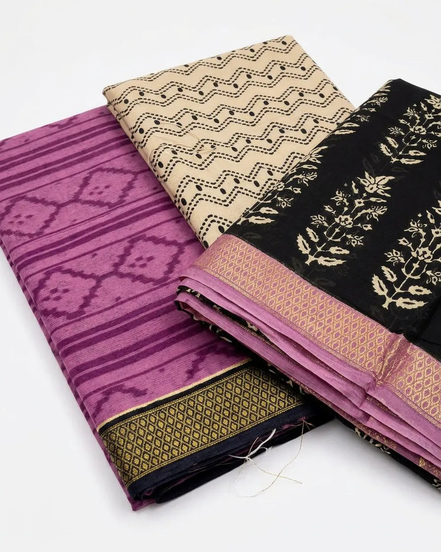 Purple Black Cotton