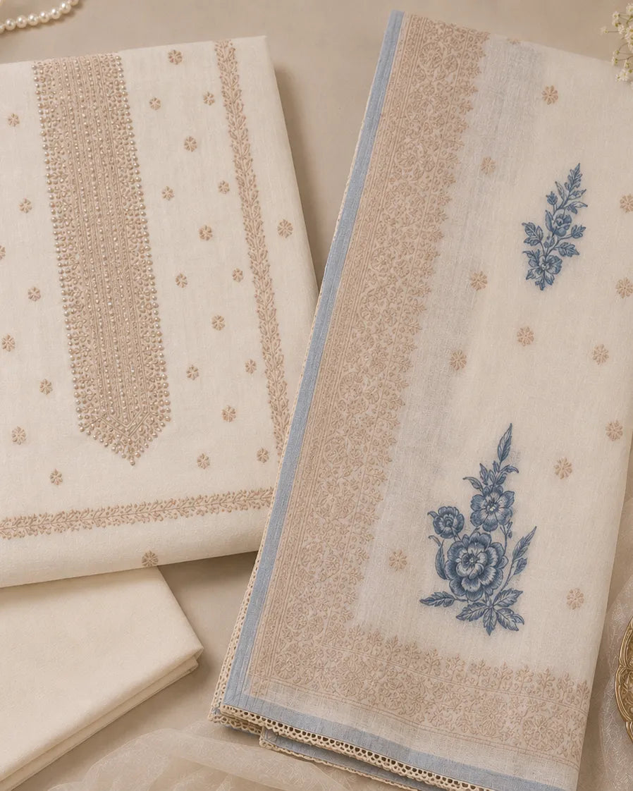 Ivory lawn cotton
