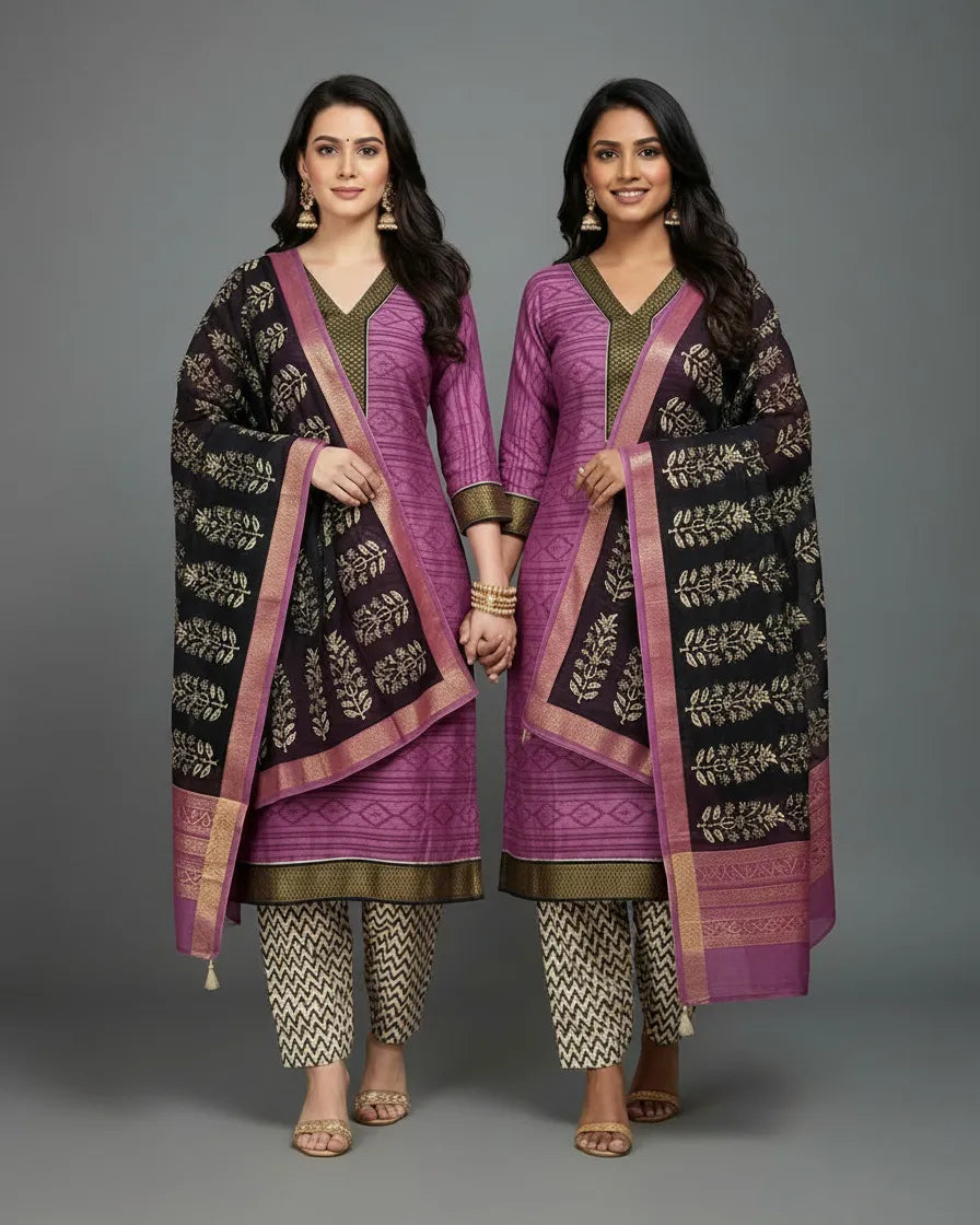 Purple Black Cotton