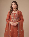 Rust Phulkari