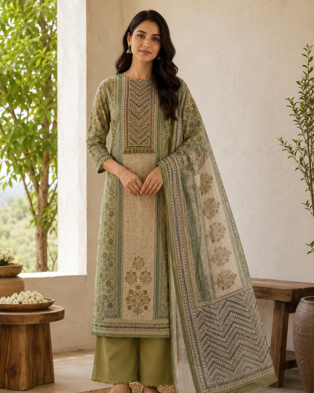 Green Kora Cotton