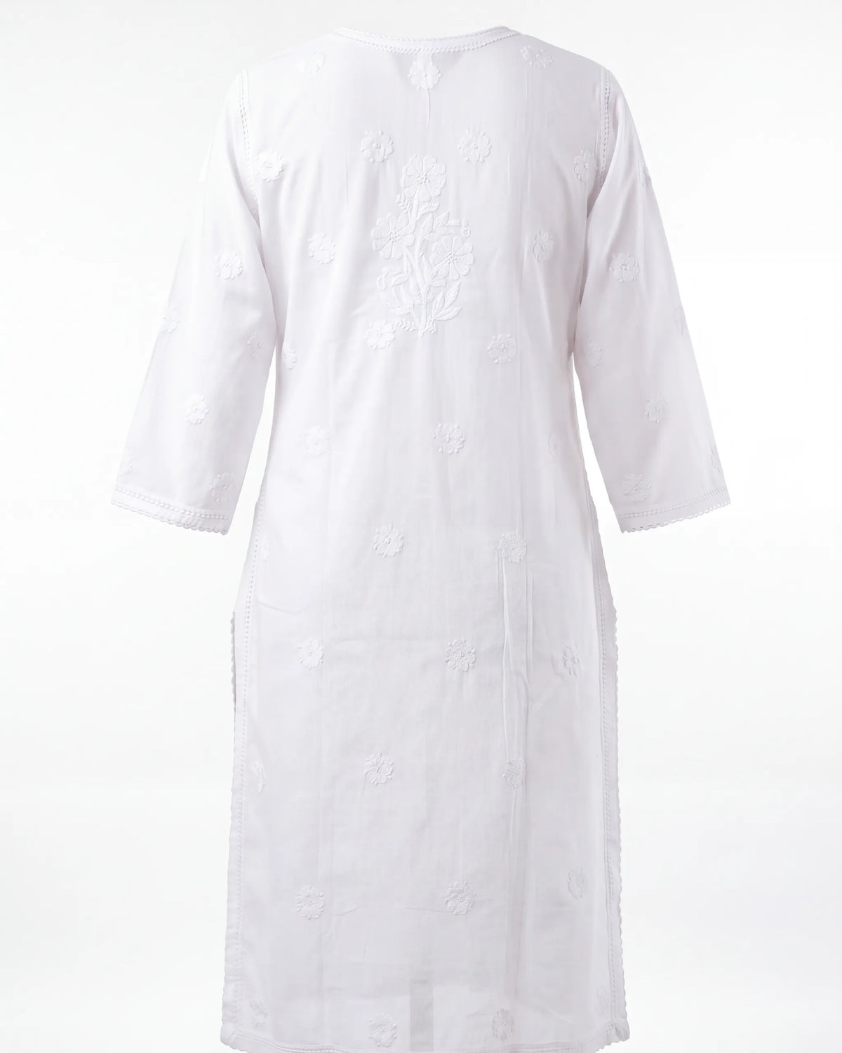 White Chikankari Kurta