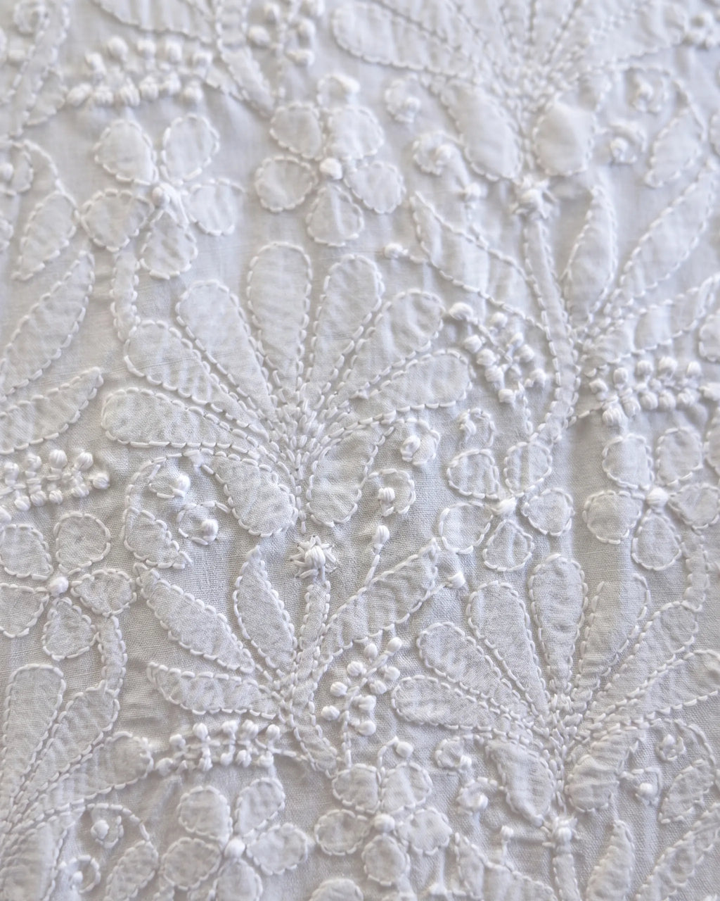 White Chikankari Kurta