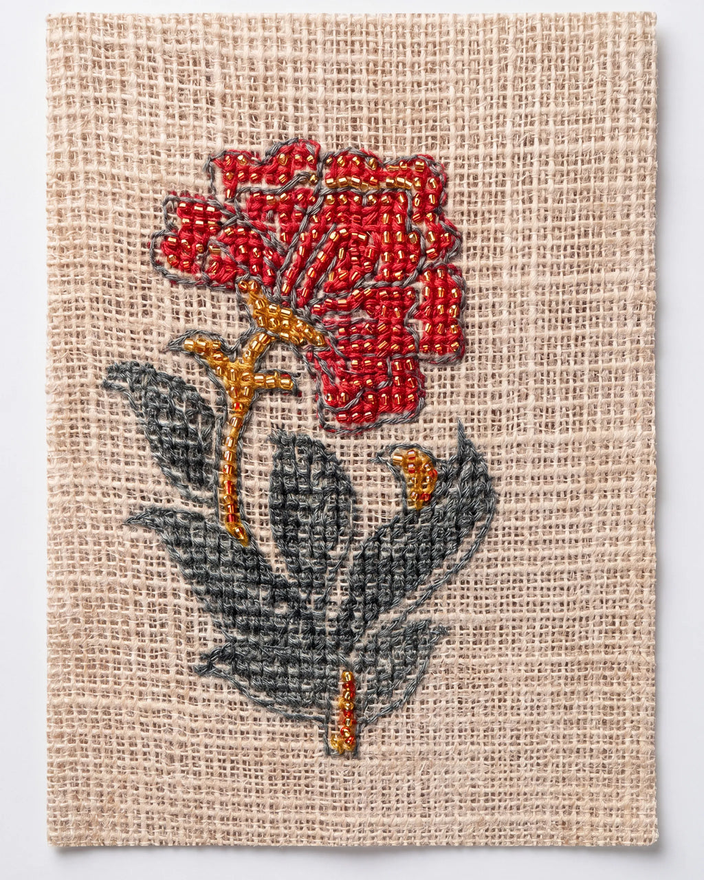 Beige Red Kora