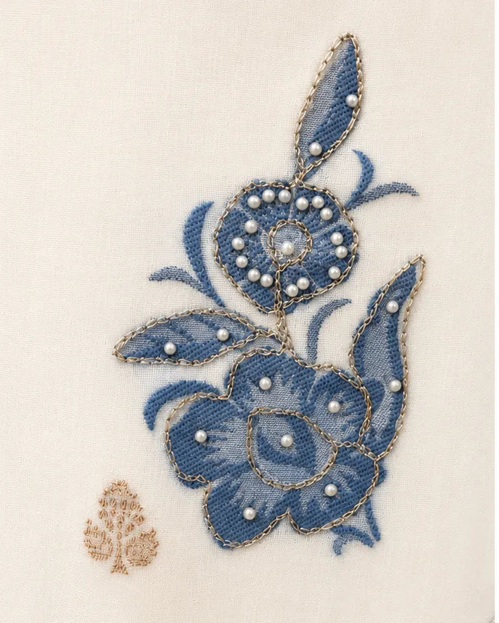 Ivory lawn cotton