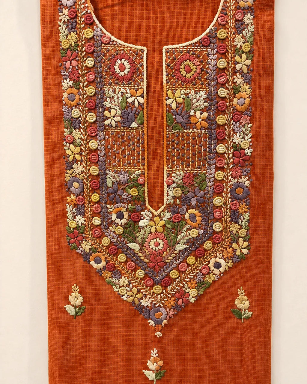 Rust Phulkari