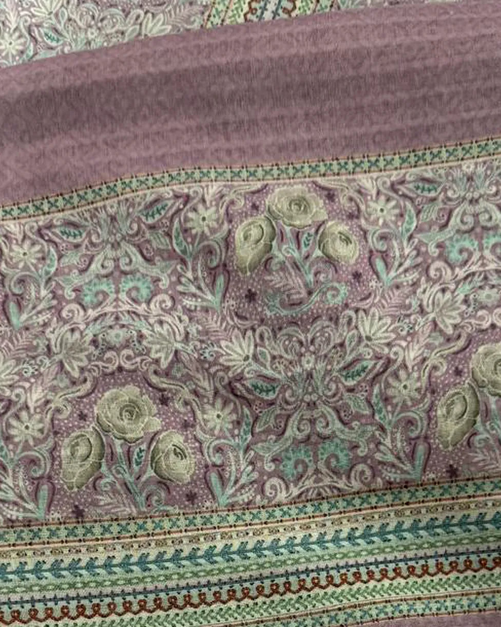 Mauve lawn cotton