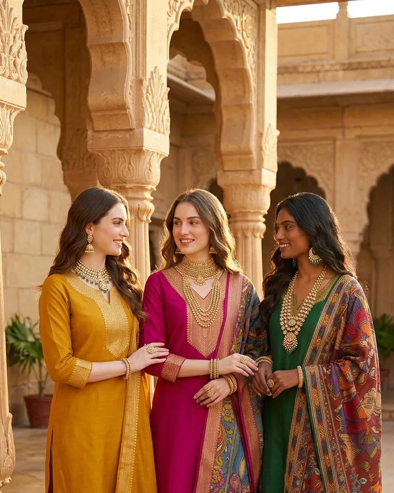 Pink Maheshwari Silk
